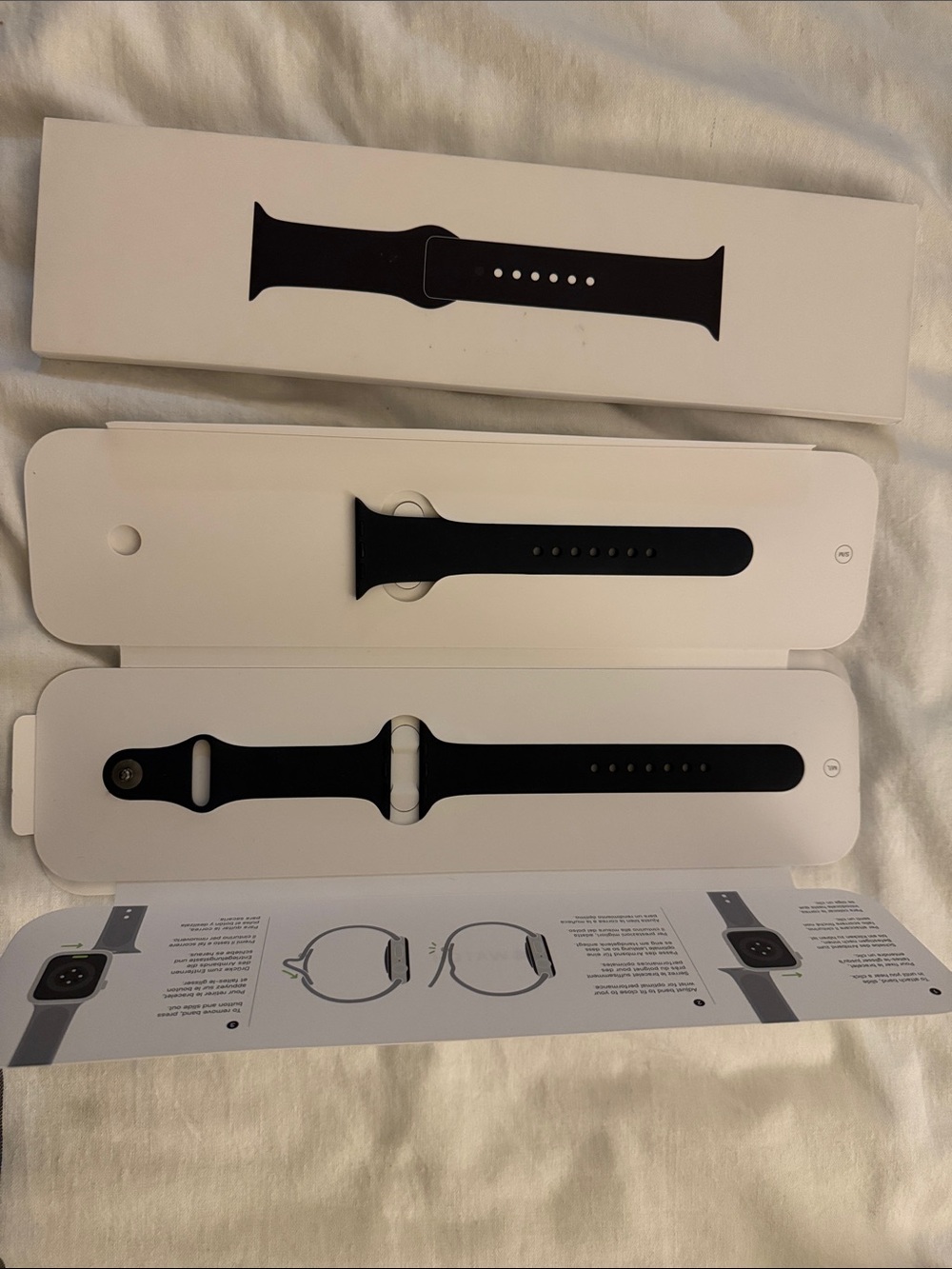 Apple Black Silicone Sport Band